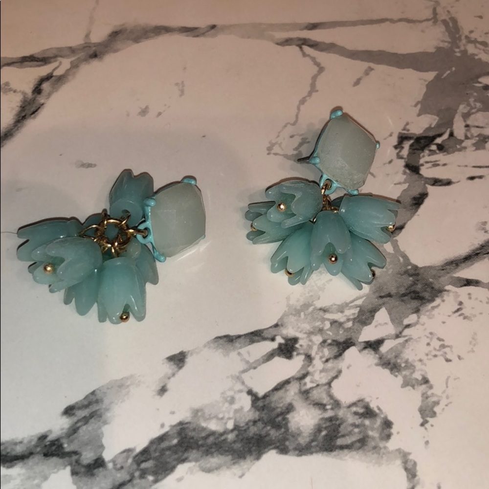 Mint colored earrings